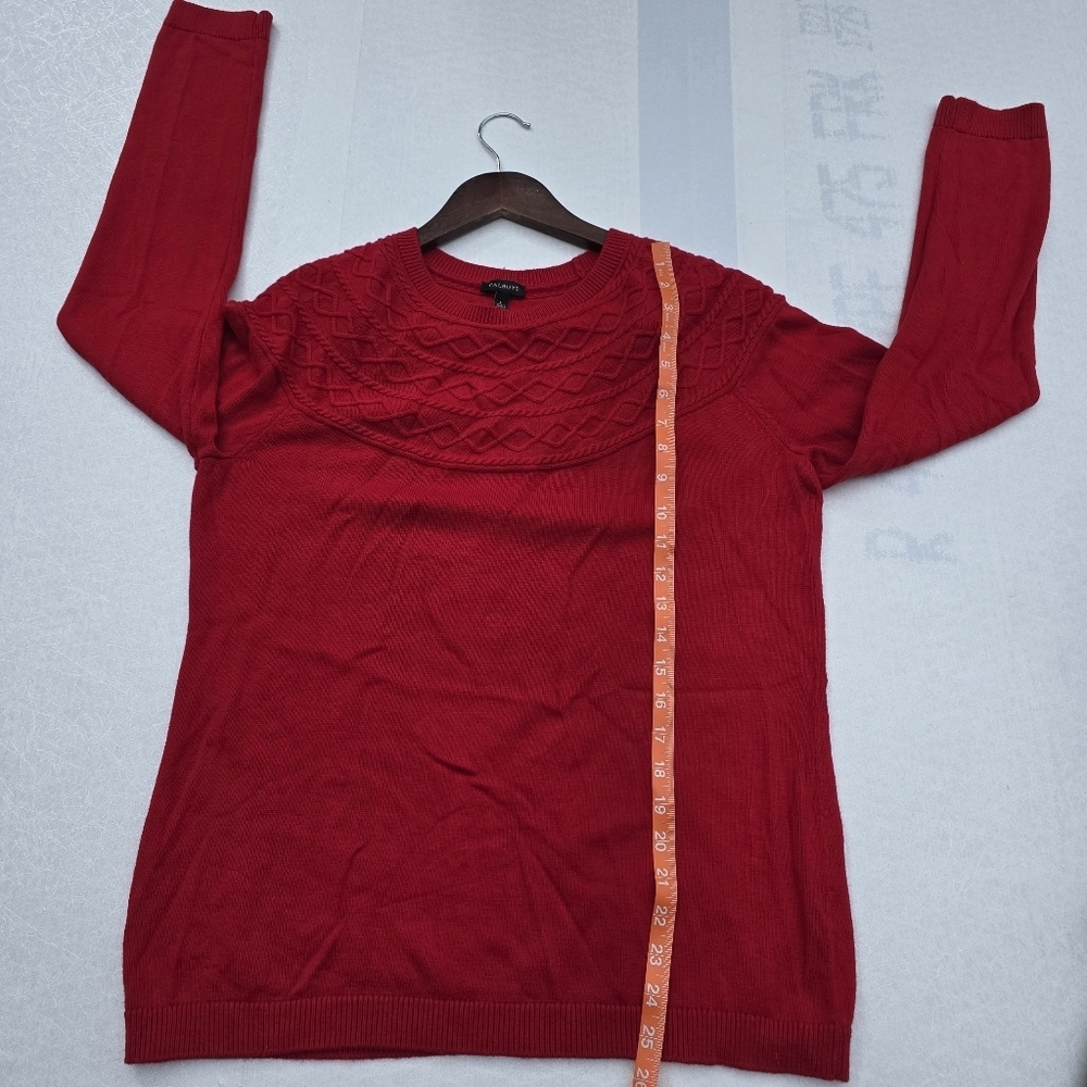 Talbots Diamond Cable Sweater Size L - Picture 8 of 11